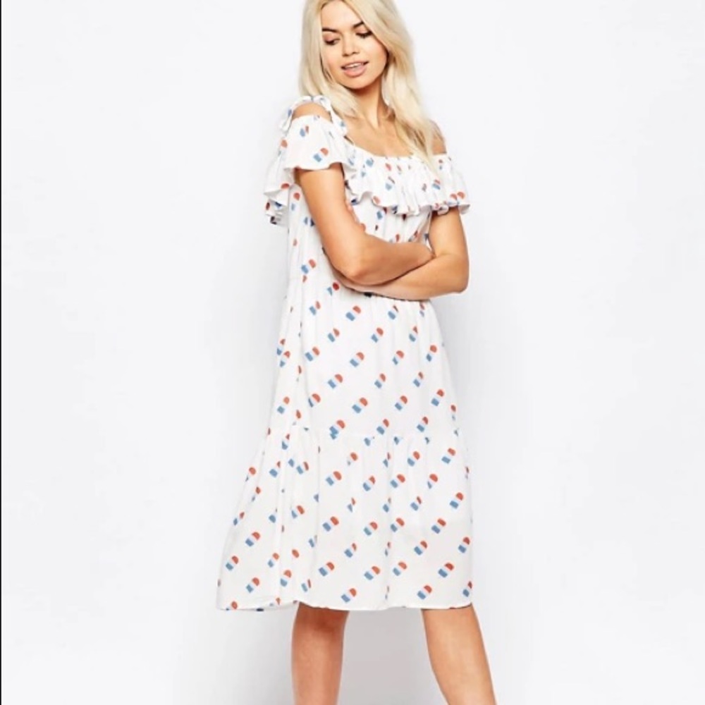 The WhitePepper Ice Cream Midi Dress